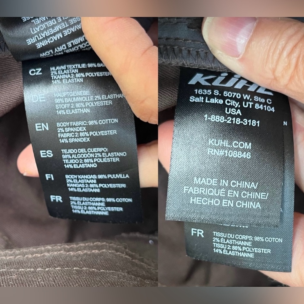 KUHL Wm’s Rydr Pant NWT In Espresso Sz 2 Regular - Picture 11 of 16